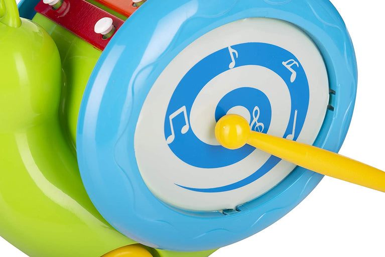 Preview image 3rd product image for 3-in-1 Musical Snail Toy for Babies - BachcheCompany.com