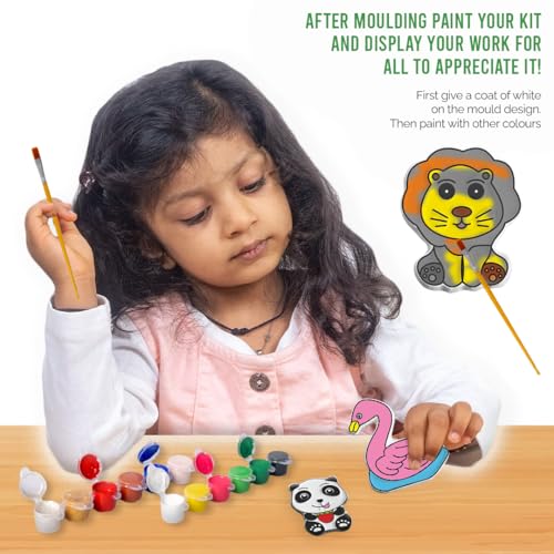 Preview image 3rd product image for Make Your Own Animal Safari Fridge Magnets & Badges - DIY Kit- BachcheCompany.com