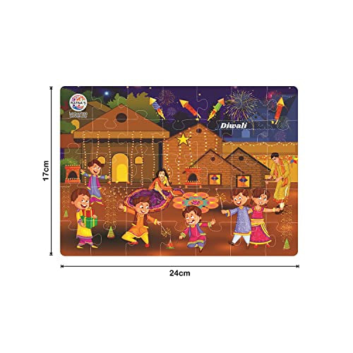Preview image 4th product image for Indian Religion Jigsaw Puzzle for Kids - 4 x 35 Pieces- BachcheCompany.com