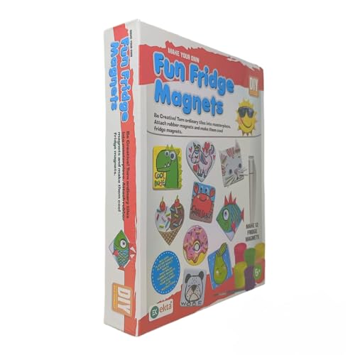 Preview image 2nd product image for Create 12 Colorful Fridge Magnets with Magnetic Masterpieces Kit- BachcheCompany.com