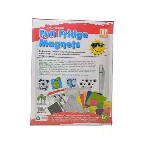 Preview image 4th product image for Create 12 Colorful Fridge Magnets with Magnetic Masterpieces Kit- BachcheCompany.com