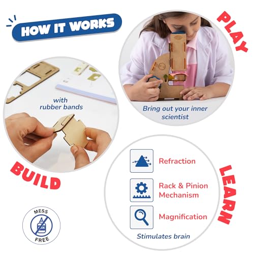 Preview image 3rd product image for Smartivity Microscope: STEM Science Kit for Kids 8-14 Years- BachcheCompany.com