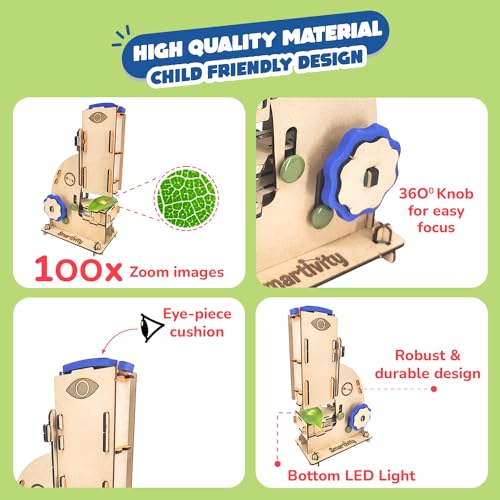 Preview image 3th product image for Smartivity Microscope: STEM Science Kit for Kids 8-14 Years- BachcheCompany.com