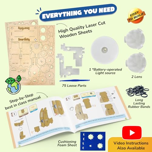 Preview image 2th product image for Smartivity Microscope: STEM Science Kit for Kids 8-14 Years- BachcheCompany.com