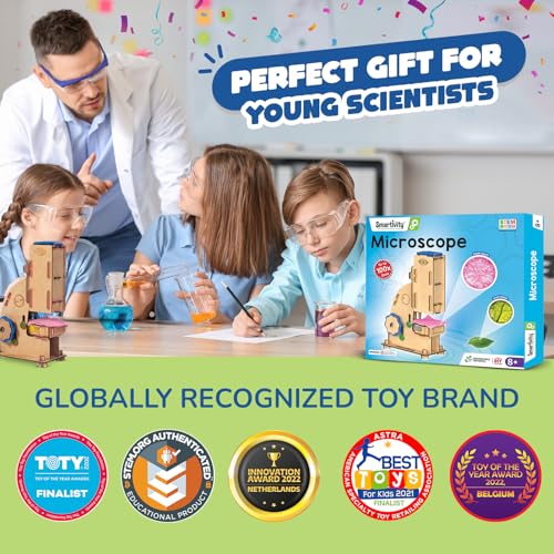 Preview image 1th product image for Smartivity Microscope: STEM Science Kit for Kids 8-14 Years- BachcheCompany.com
