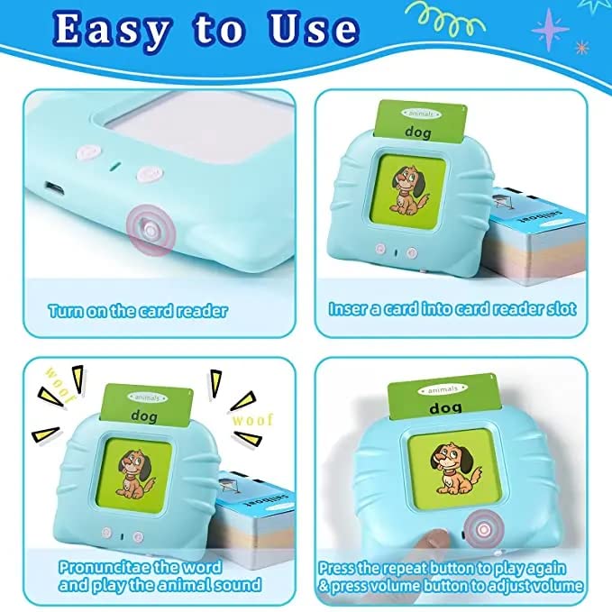 Preview image 3rd product image for Educational Flash Cards and Toys for 2-6 Yr Olds | 224 Words, 112 Cards - BachcheCompany.com