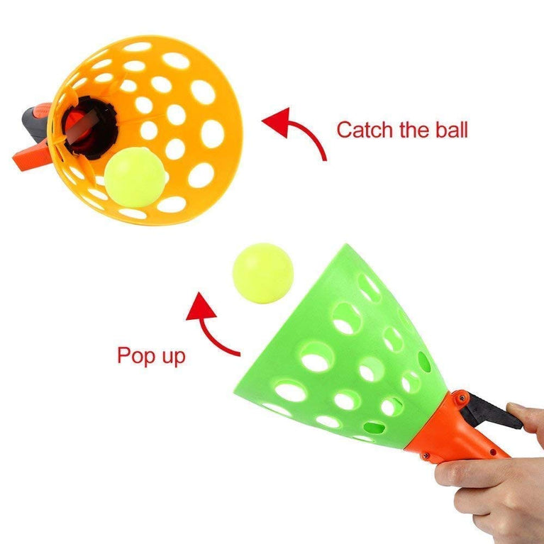 Preview image 3rd product image for Click and Catch Ball Catcher Toy Set for Kids - BachcheCompany.com
