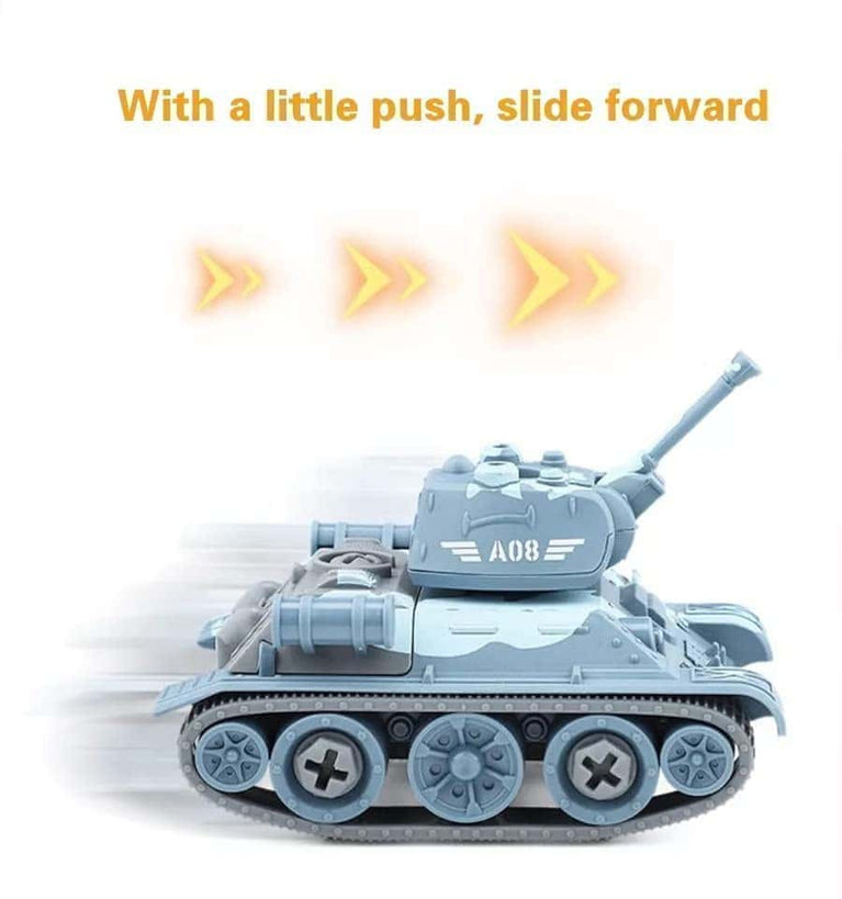 Preview image 6th product image for Military Army Toy Cars 4 Pack w/Screwdriver - STEM Toys - BachcheCompany.com