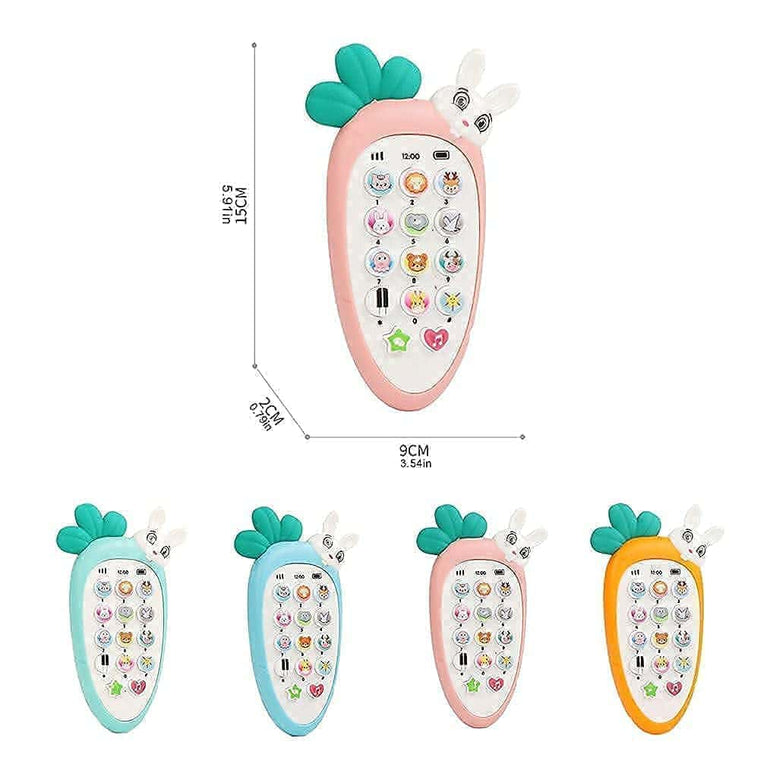 Preview image 5th product image for Kids Musical Phone Toy: Light-up Birthday Gifts for Boys and Girls - BachcheCompany.com