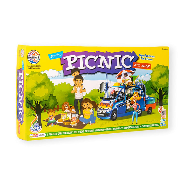 Preview image 3rd product image for Ratnas Picnic Board: Family Fun Game Pack of 1 - BachcheCompany.com