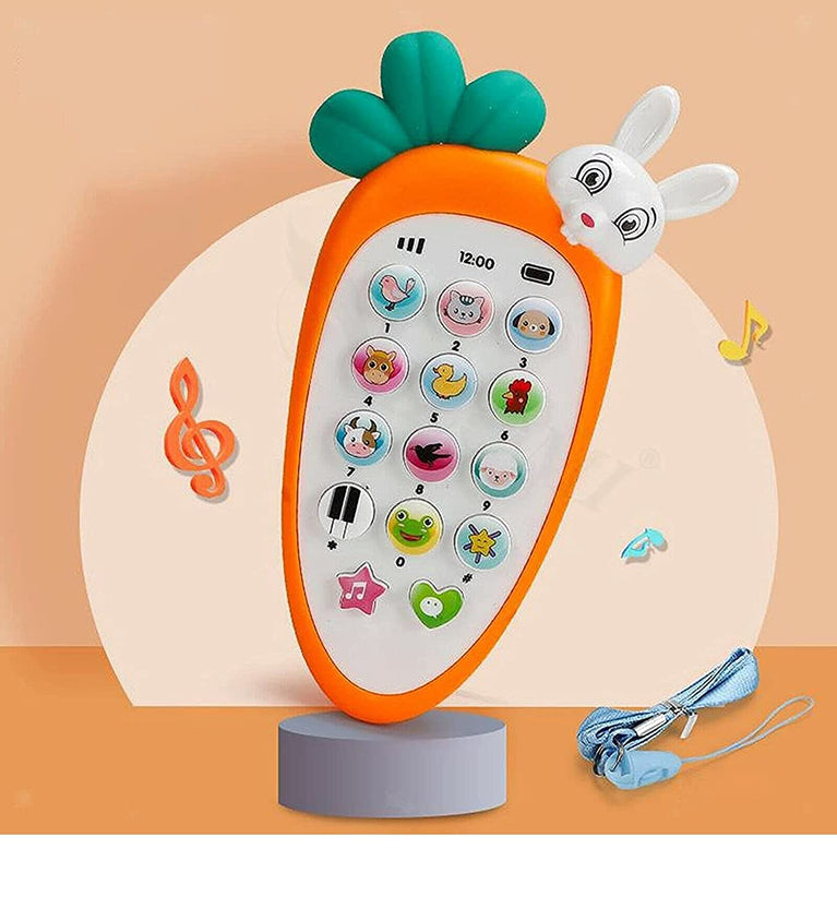 Preview image 3rd product image for Kids Musical Phone Toy: Light-up Birthday Gifts for Boys and Girls - BachcheCompany.com