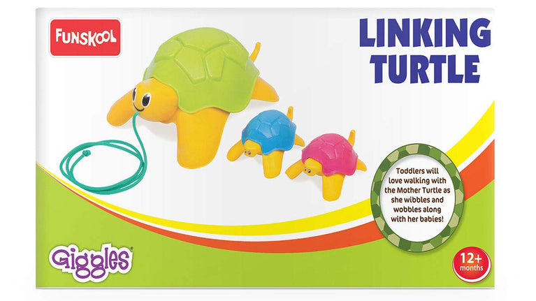 Preview image 2nd product image for Link and Stack Turtle Toy | 12+ Months - BachcheCompany.com