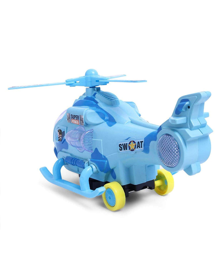 Preview image 2nd product image for Musical Helicopter Toy for Kids | Colorful Lights | Pack of 1 - BachcheCompany.com