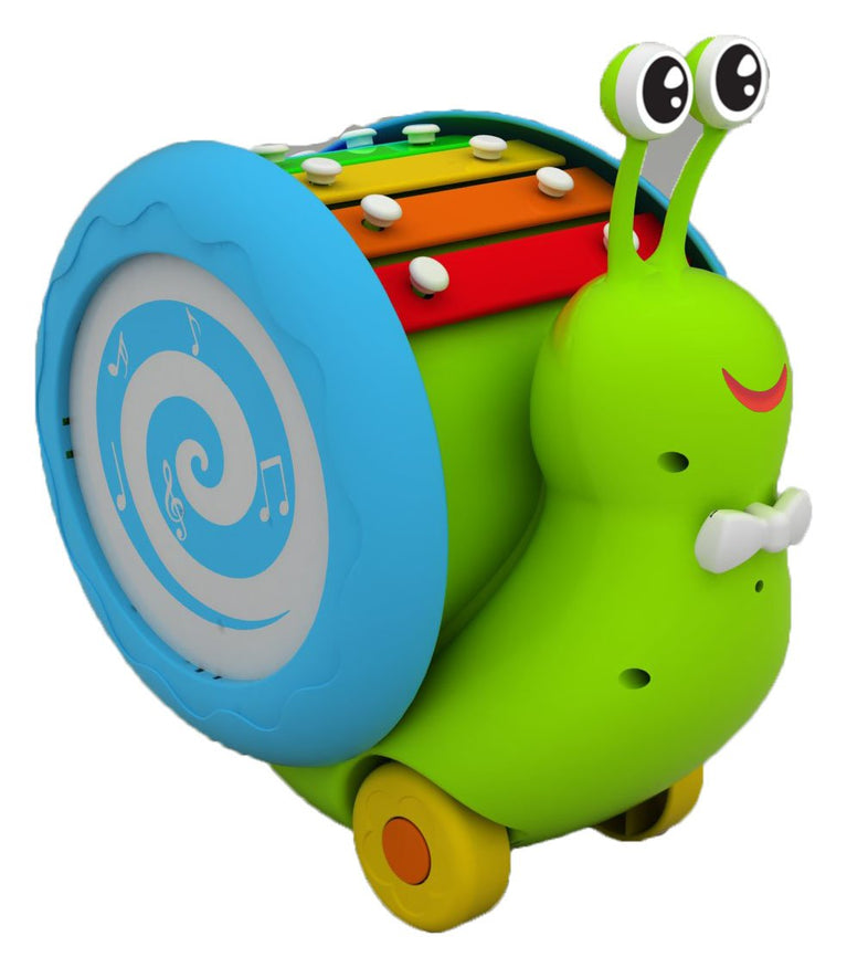 Preview image 4th product image for 3-in-1 Musical Snail Toy for Babies - BachcheCompany.com