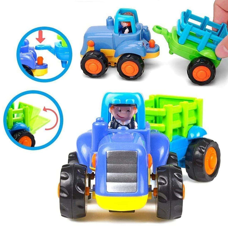 Preview image 4th product image for Unbreakable Friction Cars for Kids - Set of 5 Pcs - BachcheCompany.com
