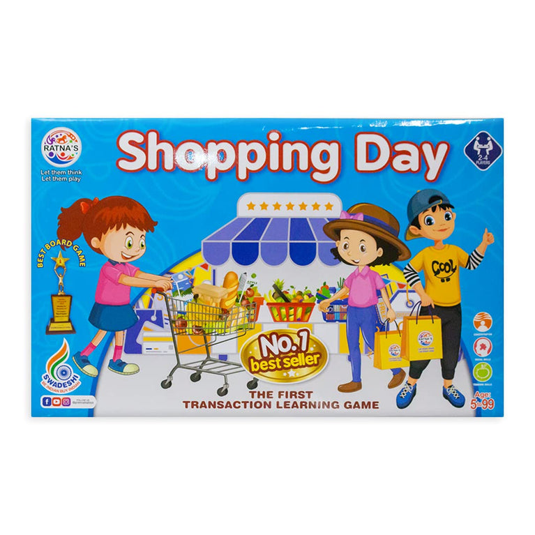 Preview image 5th product image for Ratnas Shopping Day Board Game: Learn Transactions! - BachcheCompany.com