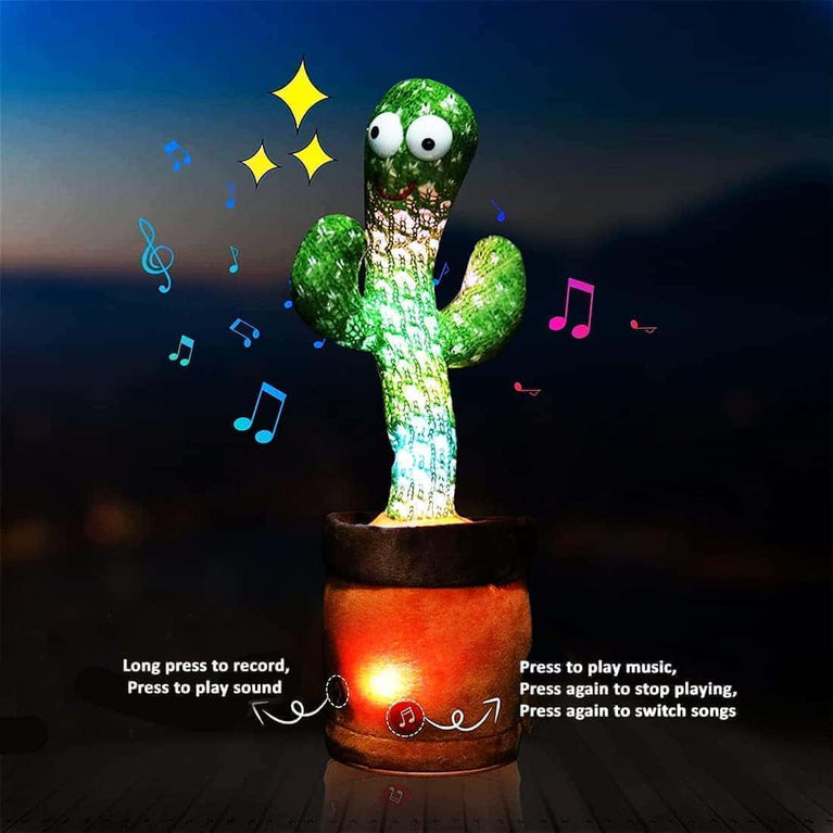 Preview image 6th product image for Talking Cactus Toys: Sing, Wriggle and Record! - BachcheCompany.com