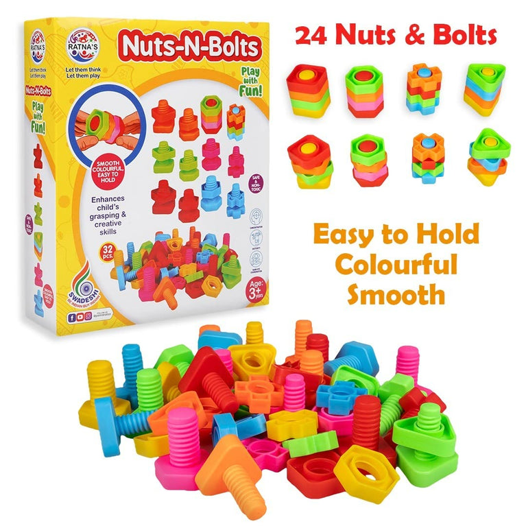 Preview image 2nd product image for Interlocking Blocks for Infants and Preschoolers - BachcheCompany.com