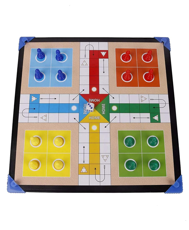 Preview image 3rd product image for Table Top Family Fun Ludo and Snakes and Ladders Board Game - BachcheCompany.com