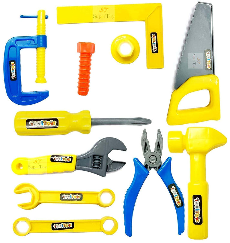 Preview image 6th product image for Mechanics Helmet Tool Kit for Kids - 13 Tools - BachcheCompany.com