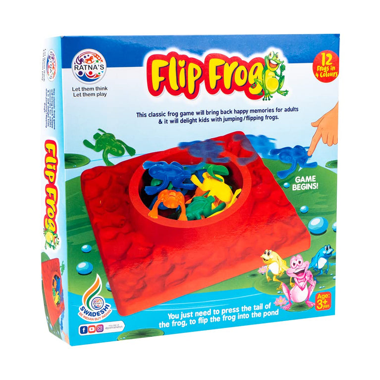 Preview image Flip Frog Party Fun Board Game - Fun for All Ages! - BachcheCompany.com