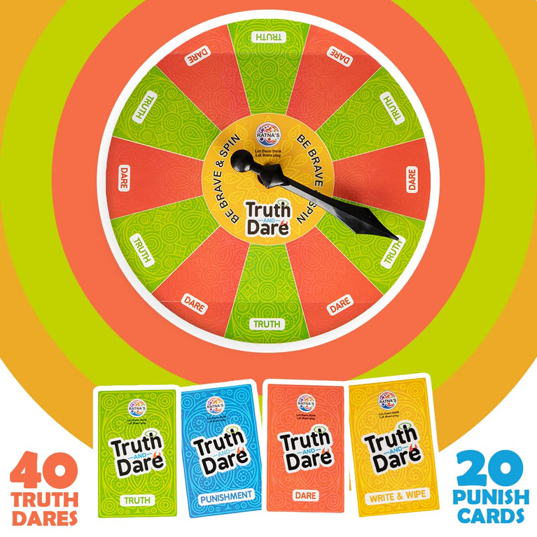 Preview image 3rd product image for Truth or Dare Board Game - Fun Family Games for Kids and Adults - BachcheCompany.com