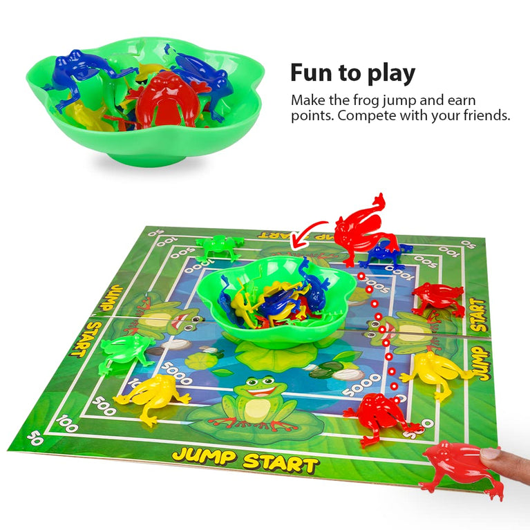 Preview image 2nd product image for Jump Frog Board Game - Fun for Kids and Adults! - BachcheCompany.com