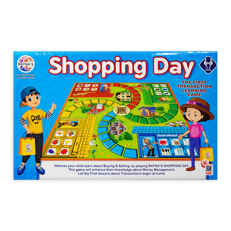 Preview image 4th product image for Ratnas Shopping Day Board Game: Learn Transactions! - BachcheCompany.com