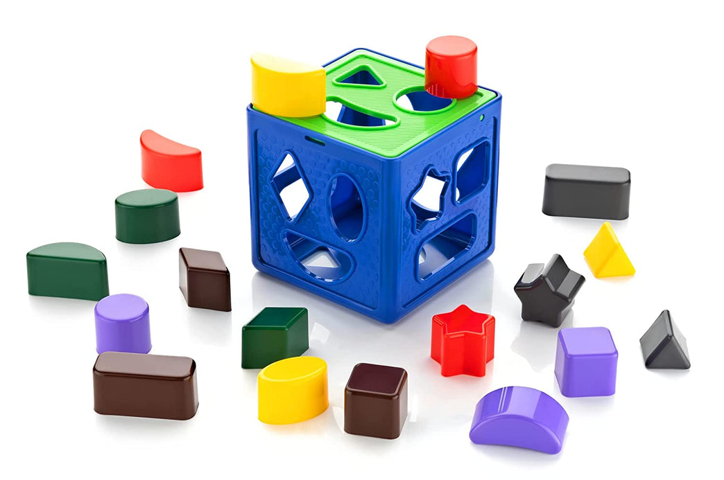 Shape Sorting Cube: Kids Activity Toys, ISI Approved - BachcheCompany.com