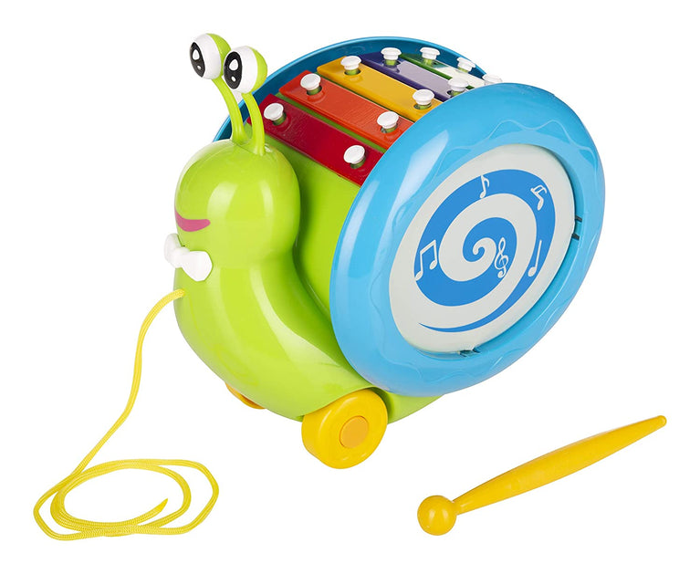 Preview image 3-in-1 Musical Snail Toy for Babies - BachcheCompany.com