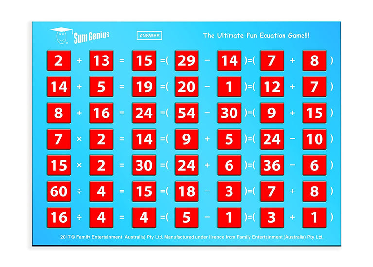 Preview image 4th product image for Math Game for Kids: Sum Genius - Fun and Learning! - BachcheCompany.com