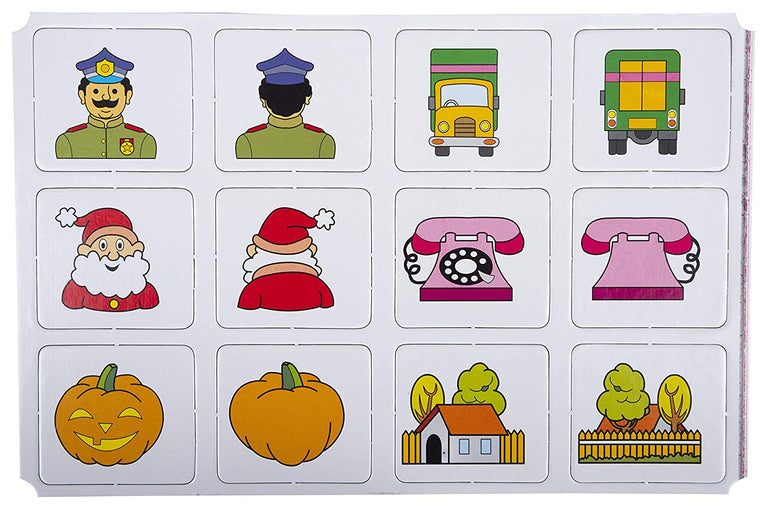 Preview image 4th product image for Memory Matching Game for Kids and Family - 1-4 Players 5+ - BachcheCompany.com