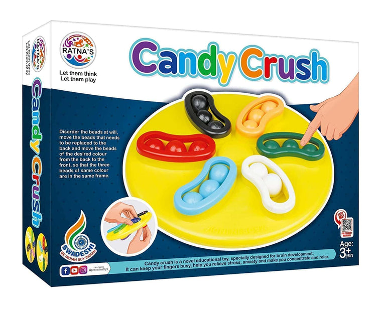 Preview image 5th product image for Candy Crush Brain Game: Mind Challenging Strategy Toys for Kids - BachcheCompany.com