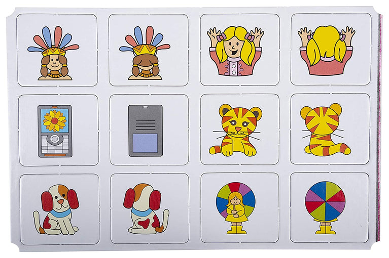 Preview image 5th product image for Memory Matching Game for Kids and Family - 1-4 Players 5+ - BachcheCompany.com
