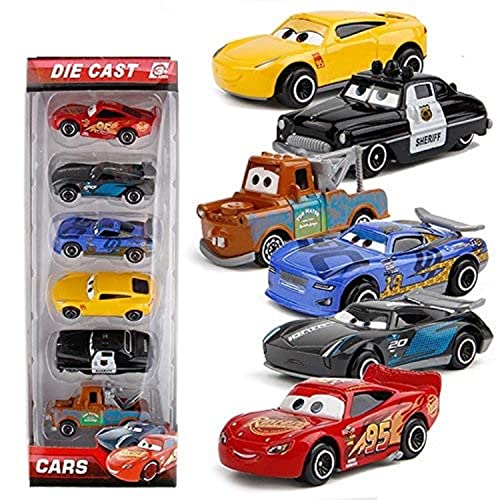 Preview image Disney Pixar Cars 3 Diecast Metal Toy Car Play Set for Kids - Set of 6 - BachcheCompany.com