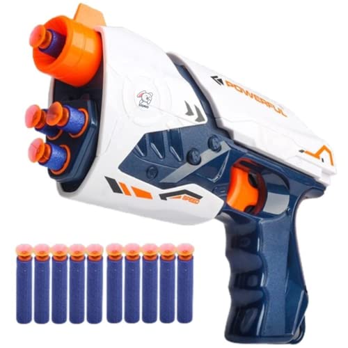 Blaze Storm Soft Bullet Gun Toy - 10 Safe Foam Bullets for Kids Battle Game - BachcheCompany.com