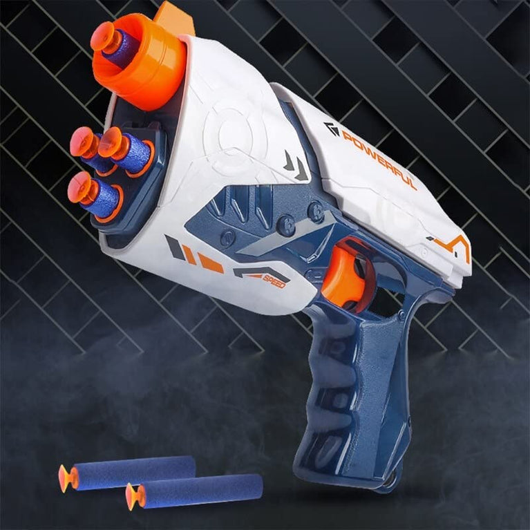 Preview image 7th product image for Blaze Storm Soft Bullet Gun Toy - 10 Safe Foam Bullets for Kids Battle Game - BachcheCompany.com