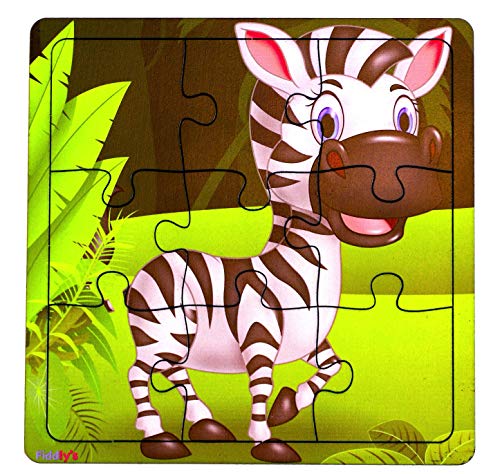 Preview image 5th product image for Fun and Educational Wooden Jigsaw Puzzle for Kids - Pack of 4 - BachcheCompany.com