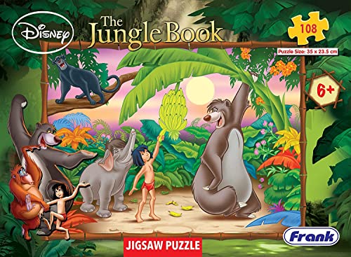 Preview image 2nd product image for Disney The Jungle Book 108-Piece Puzzle for Kids | Age 6+ - BachcheCompany.com