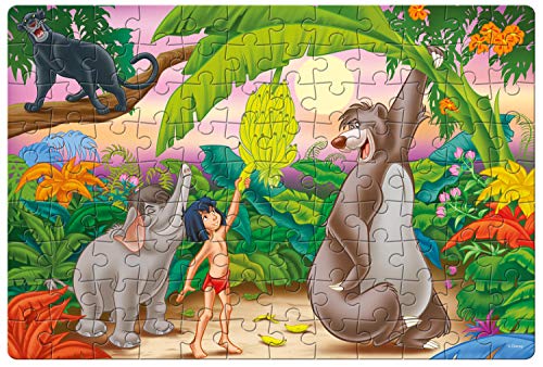 Preview image 3rd product image for Disney The Jungle Book 108-Piece Puzzle for Kids | Age 6+ - BachcheCompany.com