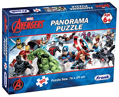 Preview image 2nd product image for Marvel Avengers 90-Piece Panorama Jigsaw Puzzle for Kids - Age 6+ - BachcheCompany.com