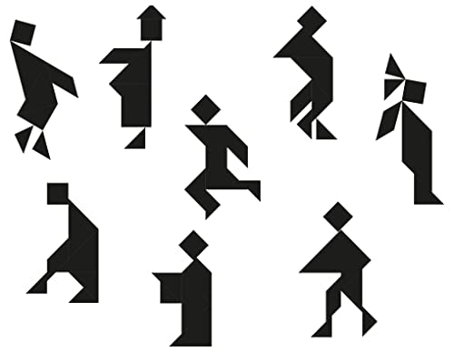 Preview image 3rd product image for Fun and Educational Tangram Puzzle for Kids | Age 5+ - BachcheCompany.com