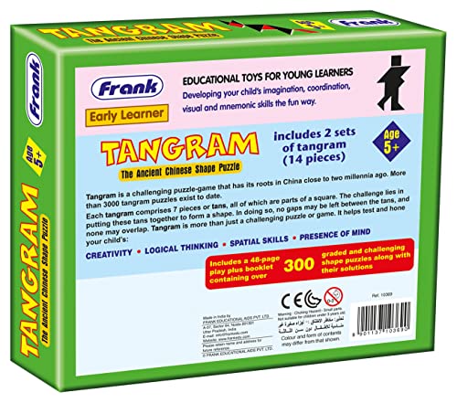 Preview image 5th product image for Fun and Educational Tangram Puzzle for Kids | Age 5+ - BachcheCompany.com