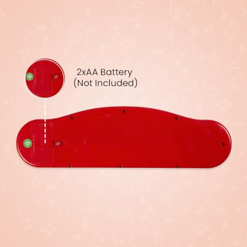 Preview image 4th product image for Portable Mini Piano Keyboard for Kids - Red Color - BachcheCompany.com