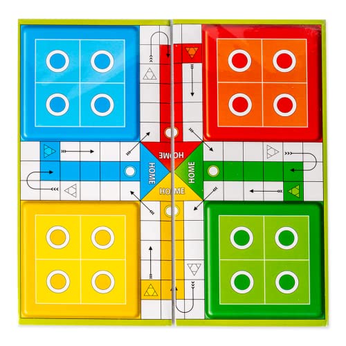 Preview image 7th product image for Classic Strategy Game: Little Snakes and Ladders with Ludo 2-in-1 - BachcheCompany.com