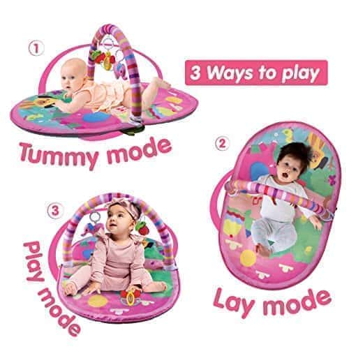 Preview image 6th product image for Funskool Giggles Deluxe Play Gym - 3 Modes of Play for Infants - BachcheCompany.com