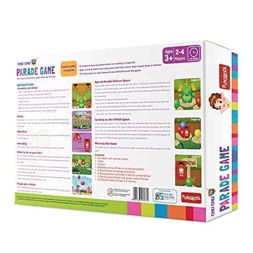 Preview image 5th product image for Funskool Chu Chu Parade: Exciting Kids' Board Game - BachcheCompany.com