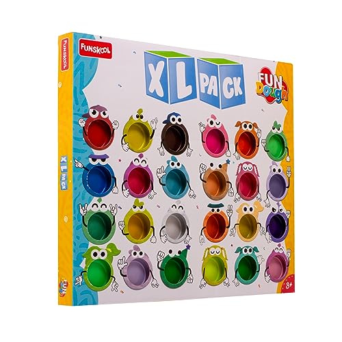 FunDough XL Pack - Shaping and Sculpting for Kids | Multi-Colour - BachcheCompany.com