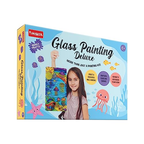 Create a Colourful Wall Hanging - Funskool Handycrafts Glass Painting Deluxe Kit - BachcheCompany.com