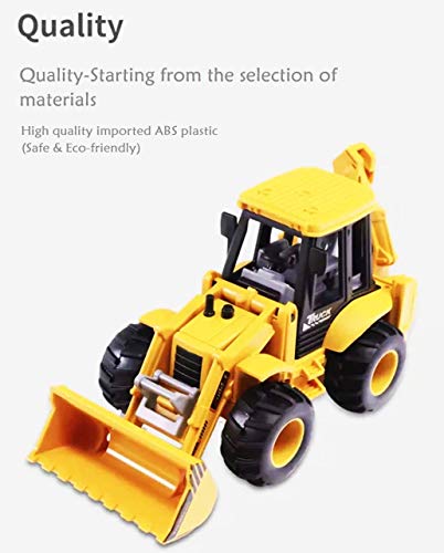 Preview image 4th product image for Realistic Construction Vehicle Toys for Kids - Yellow - BachcheCompany.com